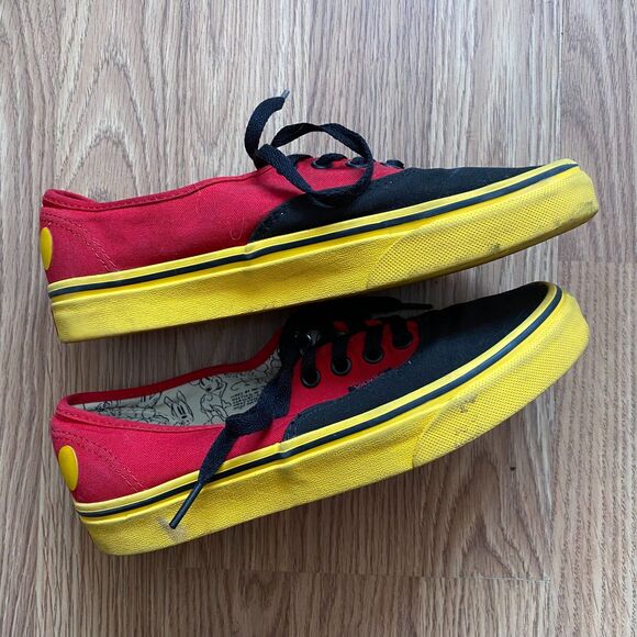 Vans Disney Mickey Mouse Skater Sneakers: Size 6M or 7.5 W - Picture 4 of 12